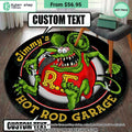 Rod Garage CUSTOM Round Rug