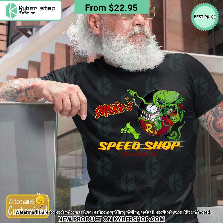 Rod Ratfink Speed Shop round T Shirt