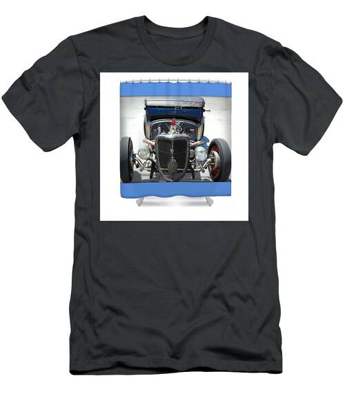 Hot Rod Shower Curtain Kip Krause T-Shirt