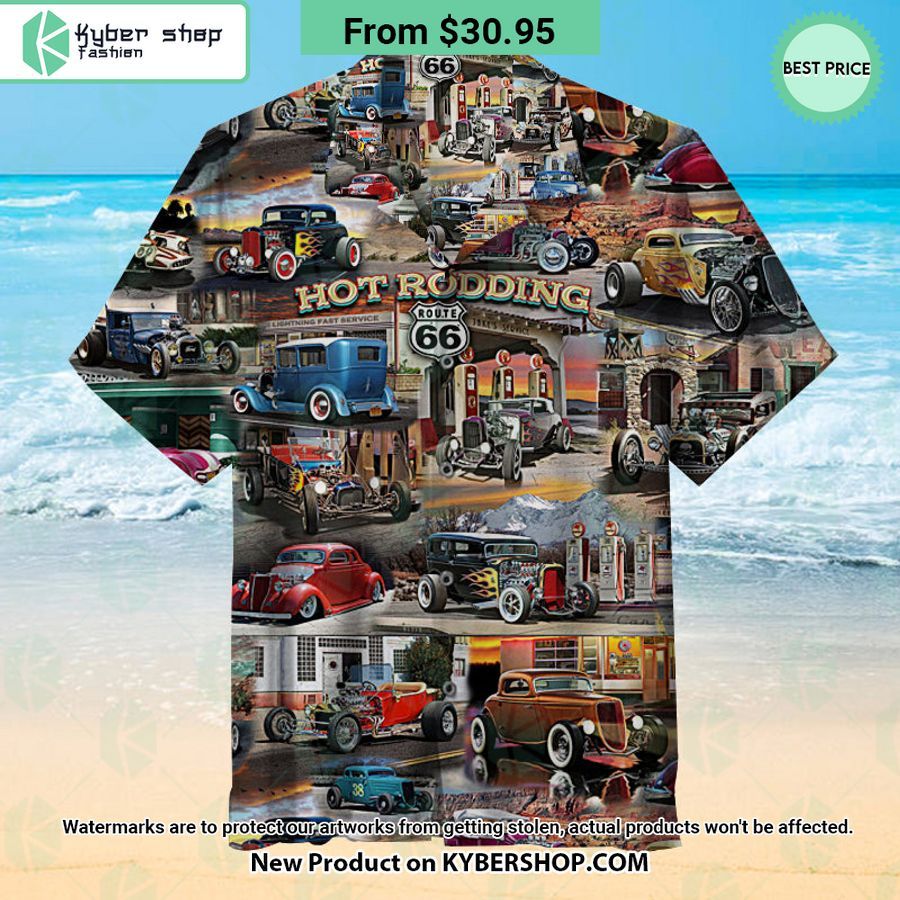 Rodding Route 66 Hawaiian Shirt