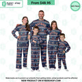 Houston Astros MLB Family Holiday Pajamas Set