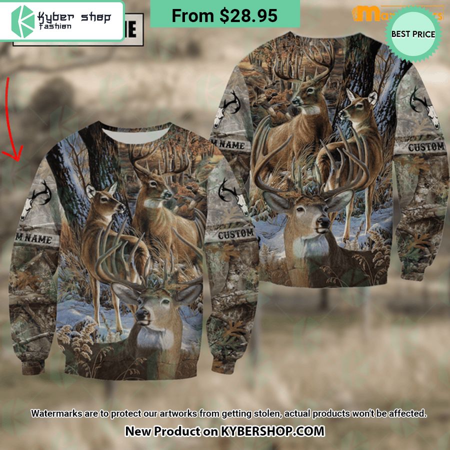 Hunting Deer Autunm Style CUSTOM Hoodie