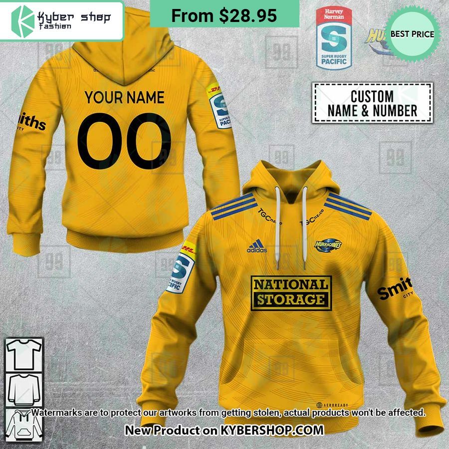Hurricanes Super Rugby Pacific Home Jersey CUSTOM Hoodie