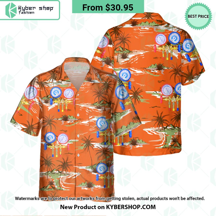 HVAC Tech Tropical Hawaiian Shirt