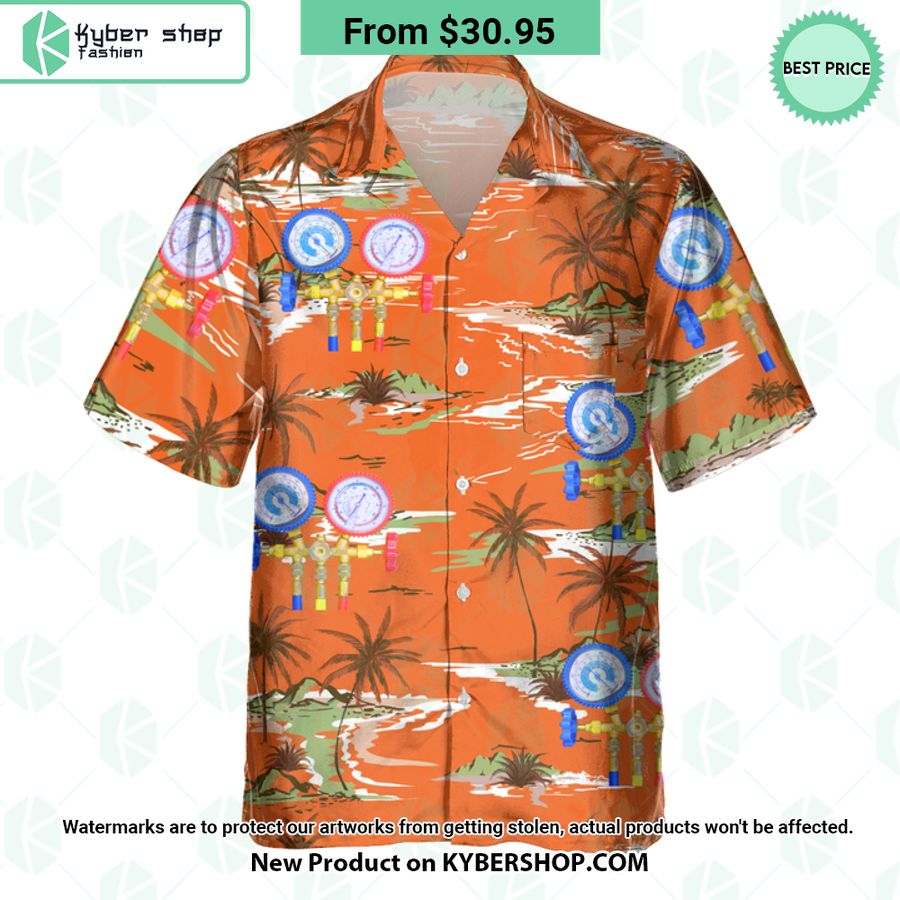 HVAC Tech Tropical Hawaiian Shirt