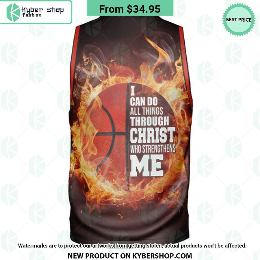 I Can Do All Things Through Christ Basketball Jersey