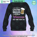 I Just Want To Drink Beer & Watch My Minnesota Vikings T Shirt