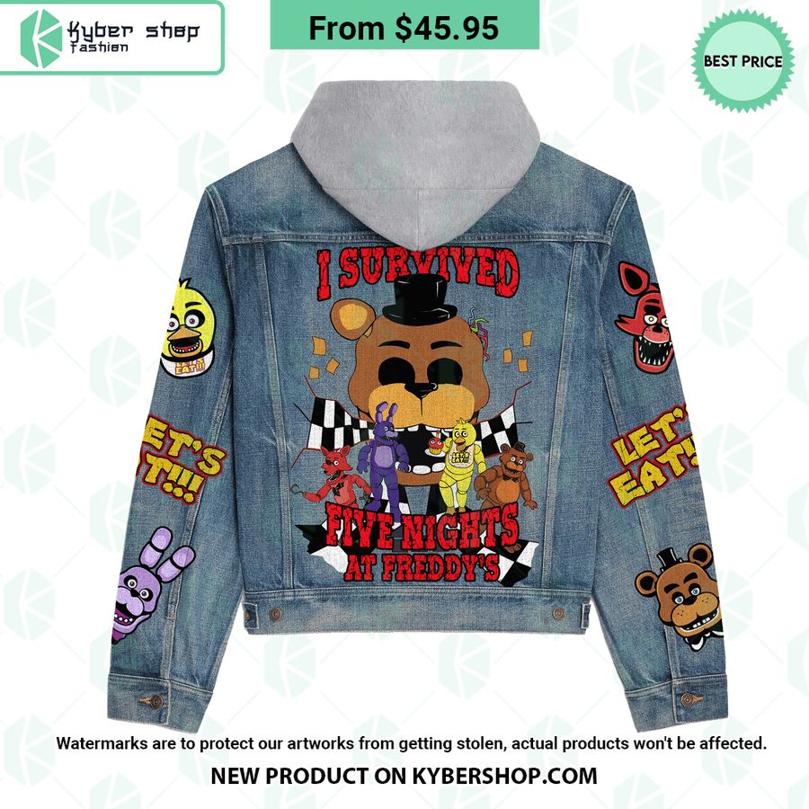 I Survived Five Nights at Freddy’s Hooded Denim Jacket