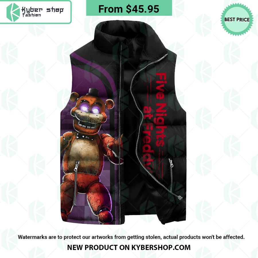 I Survived Five Nights at Freddy’s Sleeveless Puffer Jacket