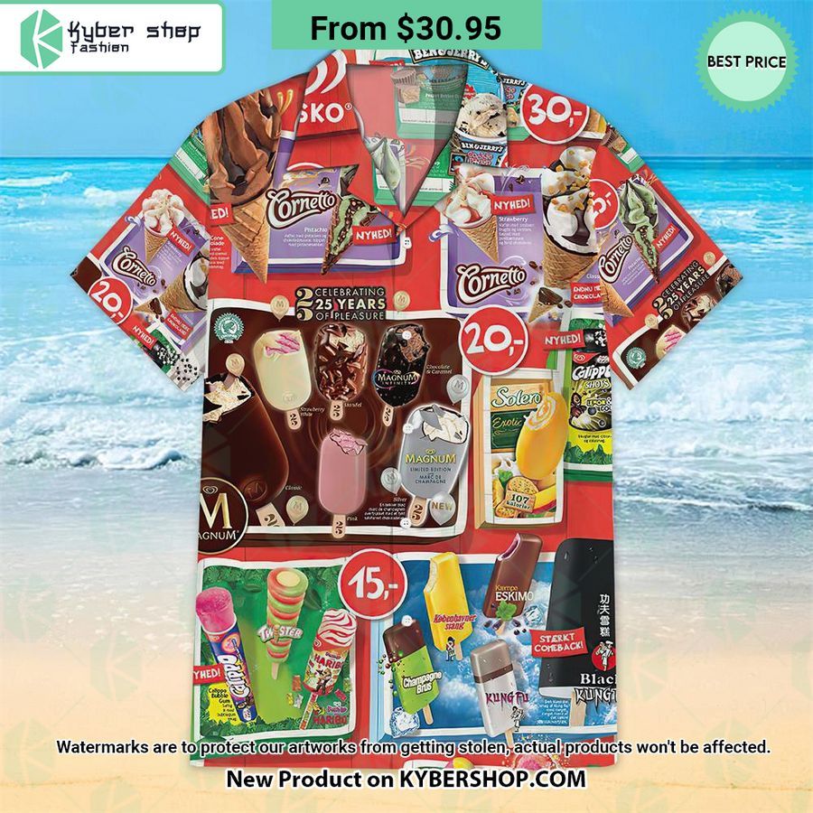 Ice Cream Summer Series Hawaiian Shirt