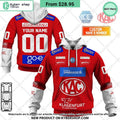 Ice Hockey League EC KAC Home Jersey Style Hoodie