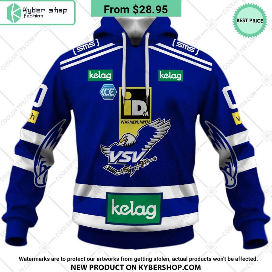 Ice Hockey League EC VSV Home Jersey Style Hoodie