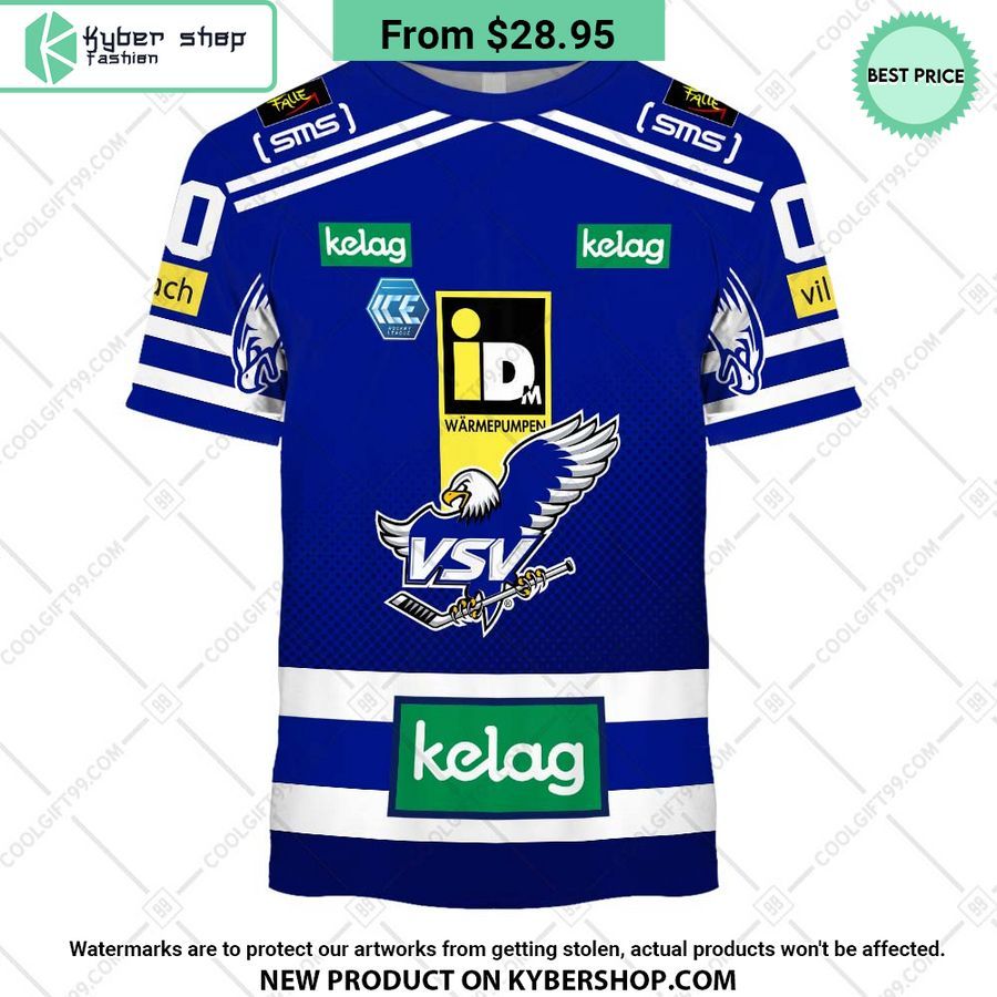 Ice Hockey League EC VSV Home Jersey Style Hoodie