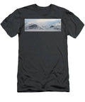 Iceland Foggy Mountain Glacier Panorama T-Shirt