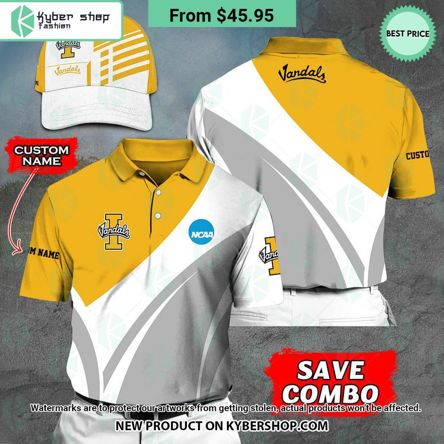 Idaho Vandals CUSTOM Polo Shirt, Cap