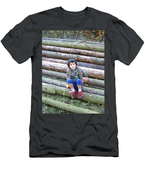 Idleness On A Pile Of Logs T-Shirt