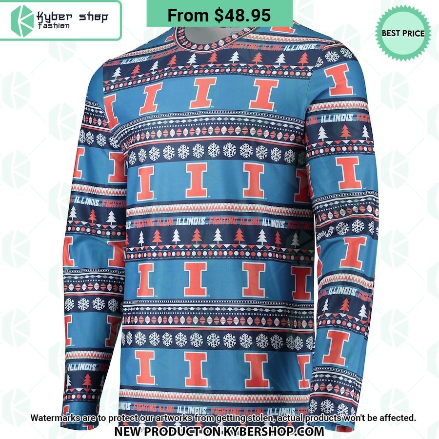 Illinois Fighting Illini Concepts Sport Pajamas Set