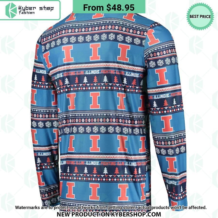 Illinois Fighting Illini Concepts Sport Pajamas Set