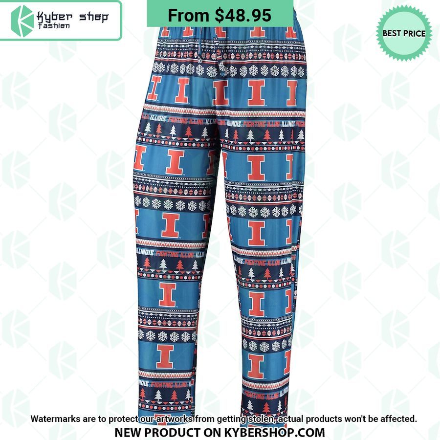 Illinois Fighting Illini Concepts Sport Pajamas Set
