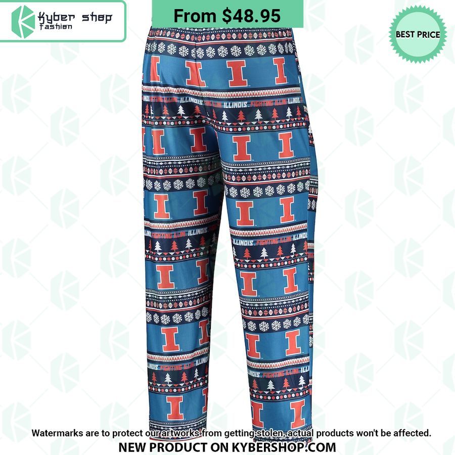 Illinois Fighting Illini Concepts Sport Pajamas Set