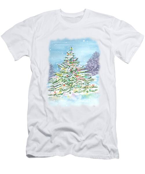 I'm Dreaming Of A White Christmas Tree T-Shirt