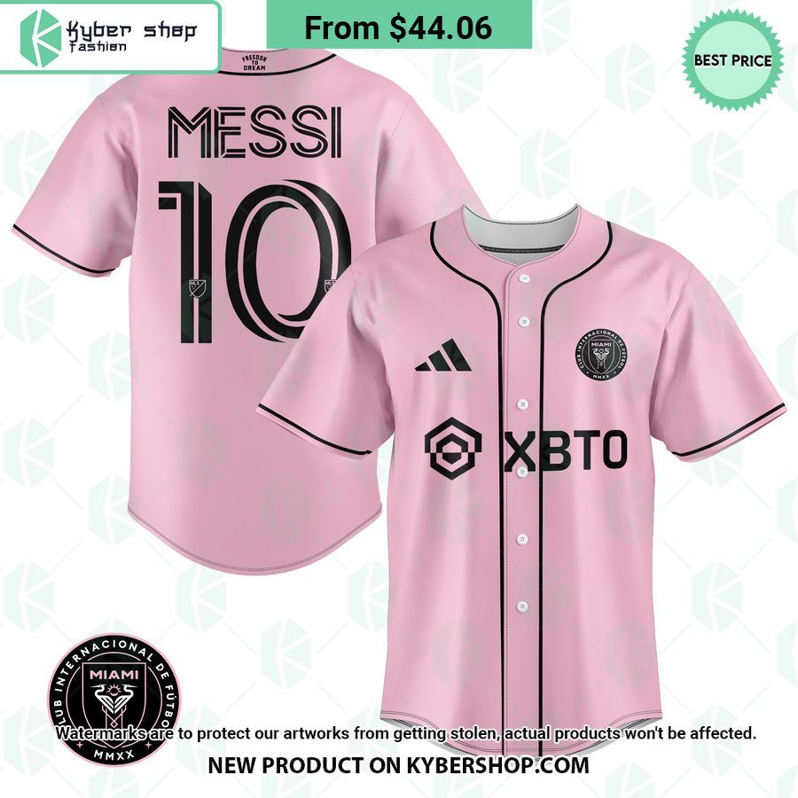Inter Miami Leo Messi Baseball Jersey