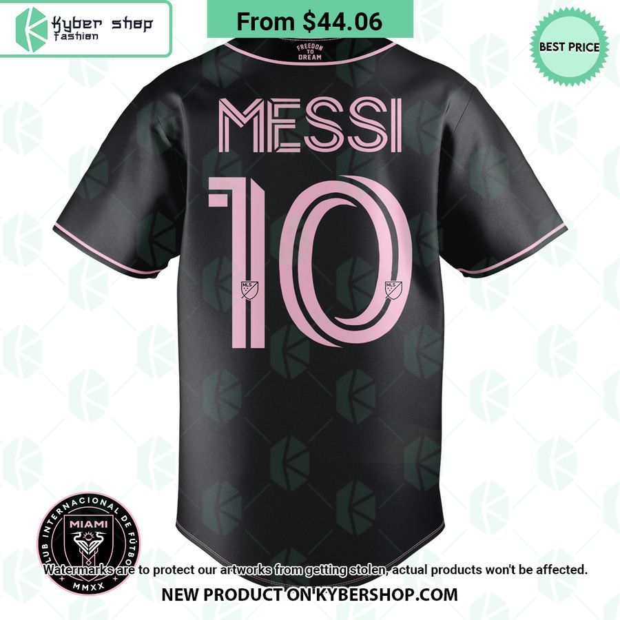 Inter Miami Leo Messi Baseball Jersey
