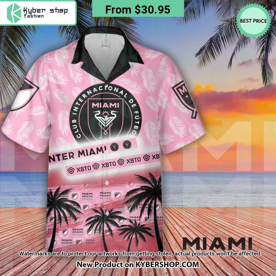 Inter Miami Leo Messi Hawaiian Shirt