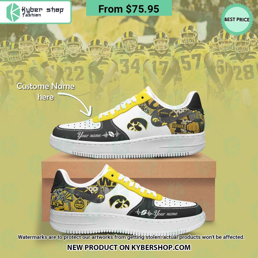 Iowa Hawkeyes CUSTOM Air Force 1