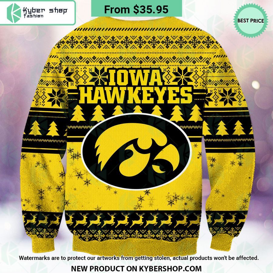 Iowa Hawkeyes Grinch Christmas Sweater