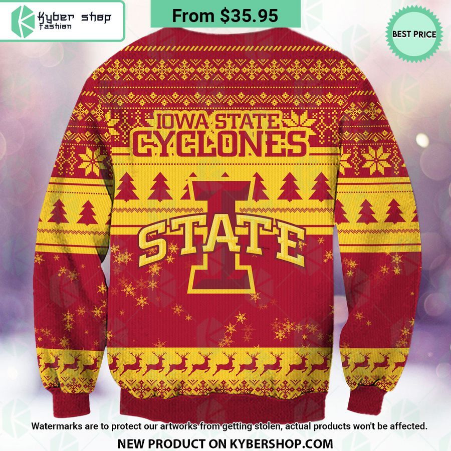 Iowa State Cyclones Grinch Christmas Sweater