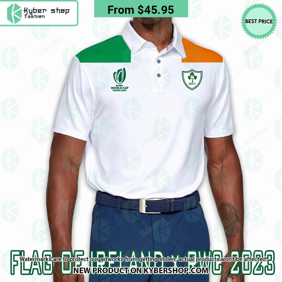 Ireland Flag Rugby World Cup Polo Shirt