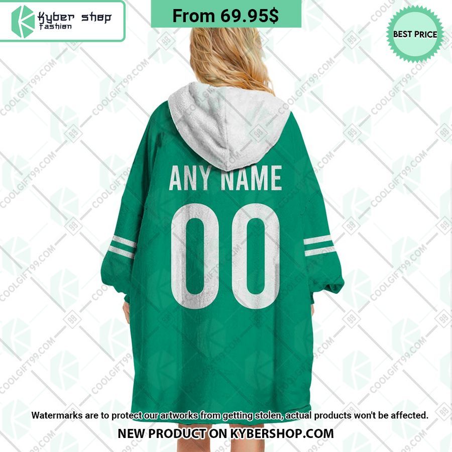 Ireland Rugby Home Jersey Rugby World Cup 2023 CUSTOM Blanket Hoodie