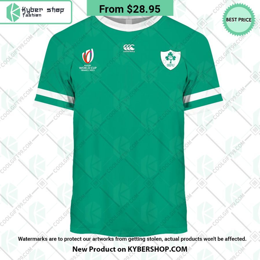 Ireland Rugby Rugby World Cup 2023 Home Jersey CUSTOM Hoodie