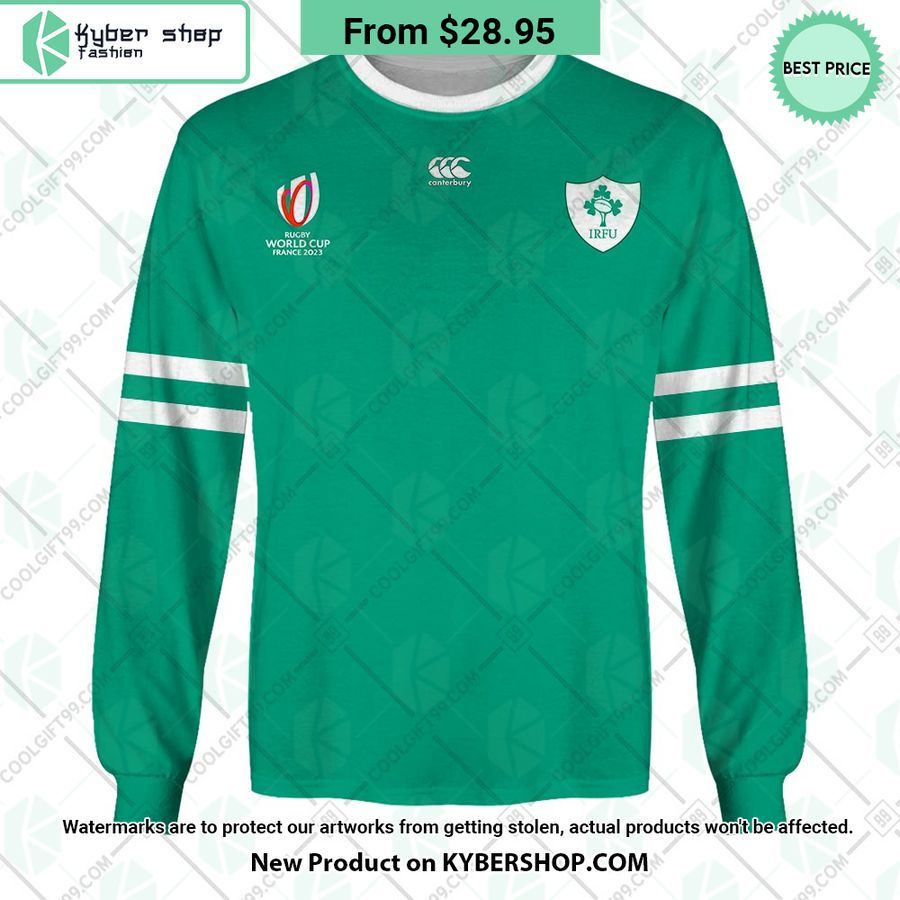 Ireland Rugby Rugby World Cup 2023 Home Jersey CUSTOM Hoodie