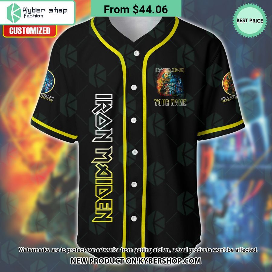 Iron Maiden Band The Future Past Tour 2023 CUSTOM Baseball Jersey