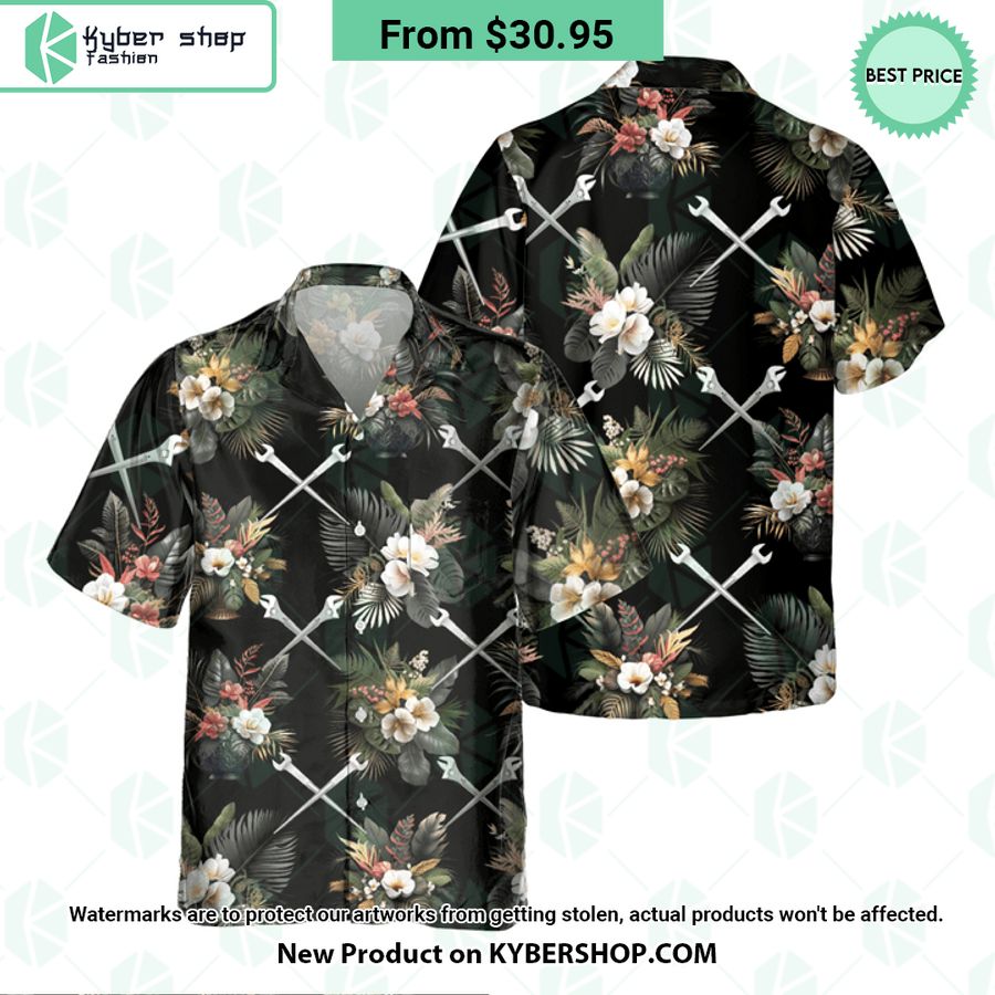 Ironworker Tropical Hawaiian Shirt