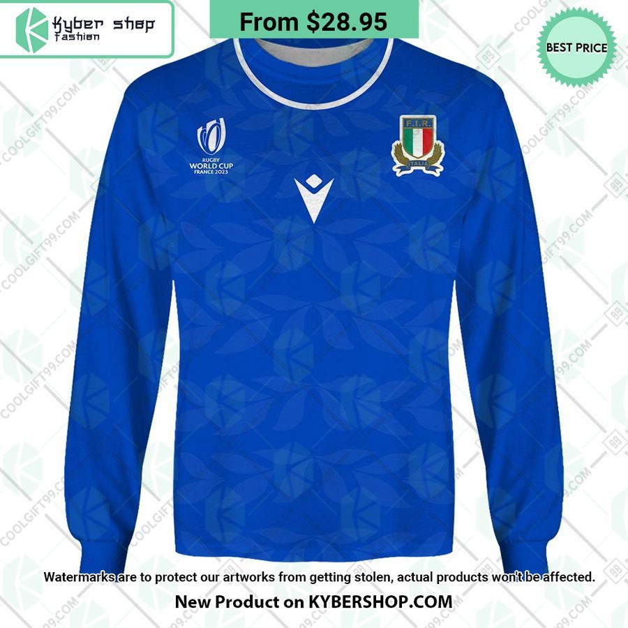 ITALY Rugby Home Jersey Rugby World Cup 2023 CUSTOM Hoodie