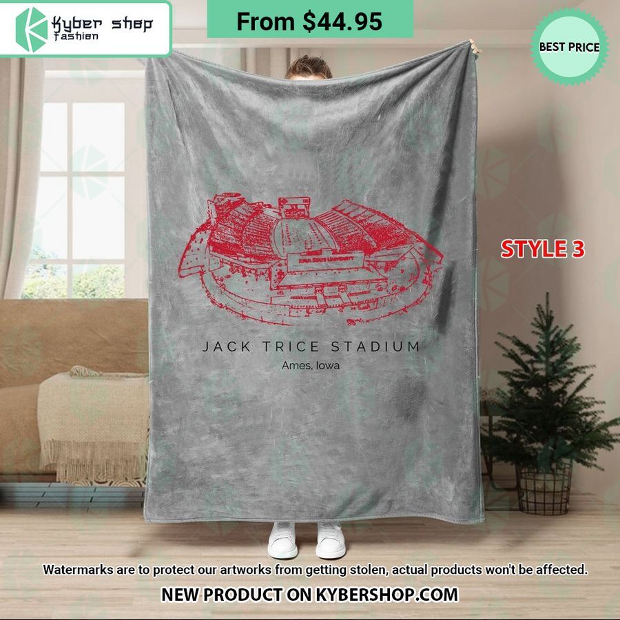 Jack Trice Stadium Iowa State Cyclones Blanket