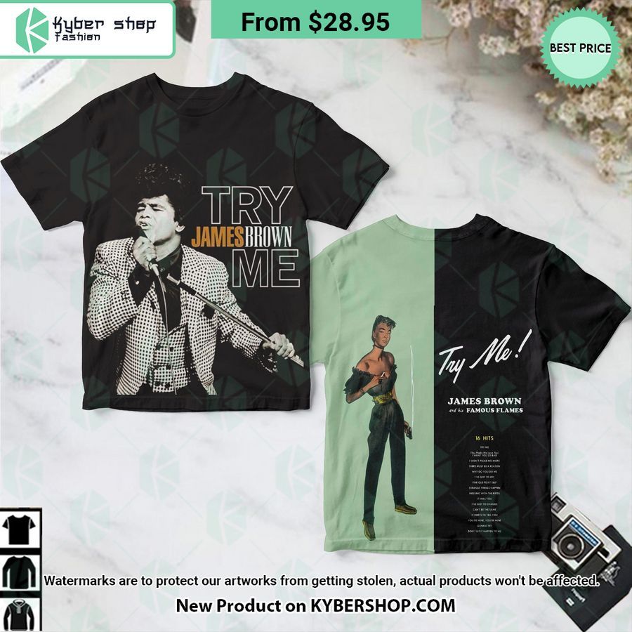 James Brown Try Me Album Shirt