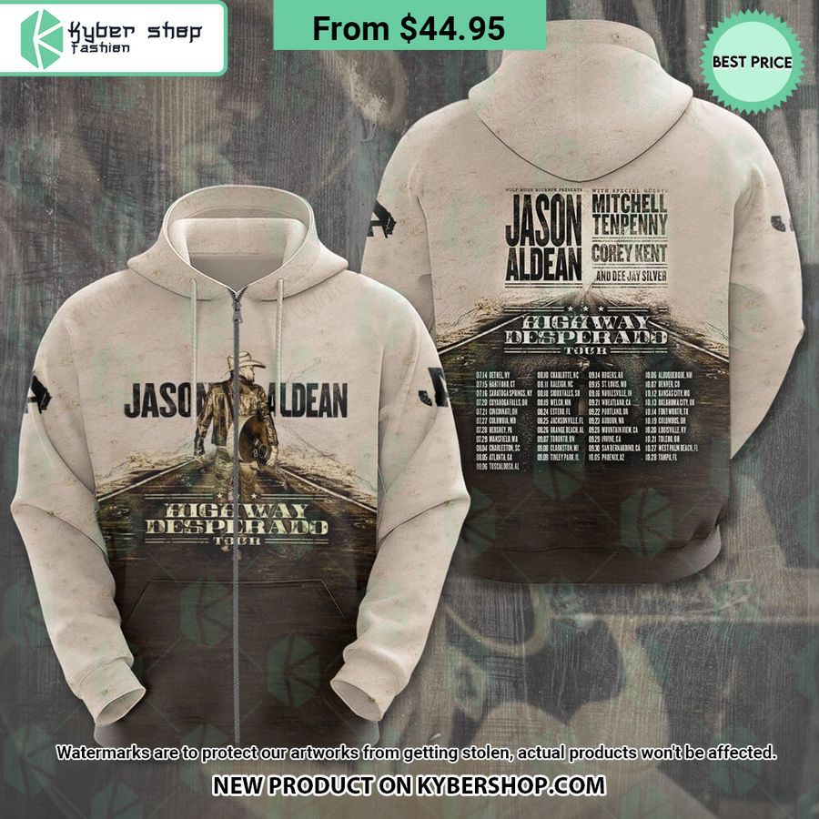 Jason Aldean Highway Desperado Tour Hoodie