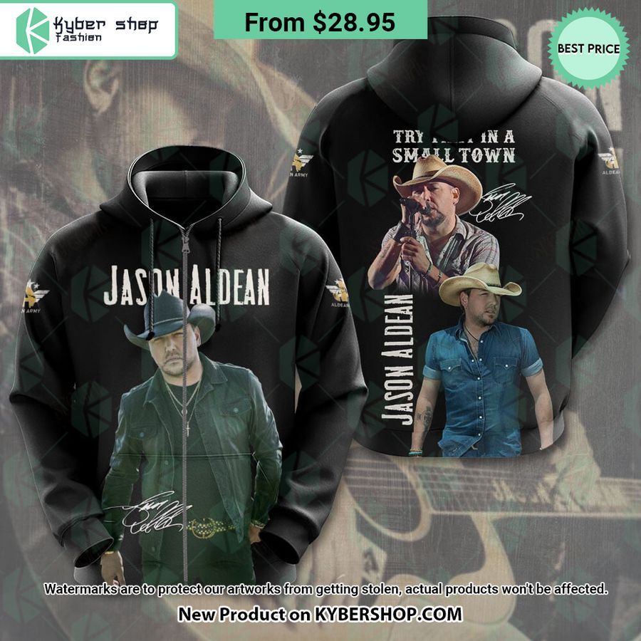 Jason Aldean Signature Team Try That In A Small Town Hoodie