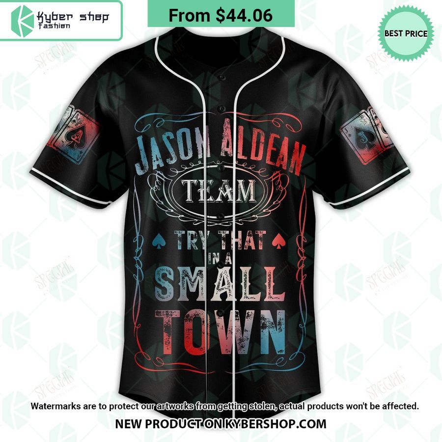 Jason Aldean US Flag Try That In A Small Town Baseball Jersey