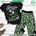 Jason Voorhees Michael Myers Just Chillin’ And Killin’ Weed Pajamas Set