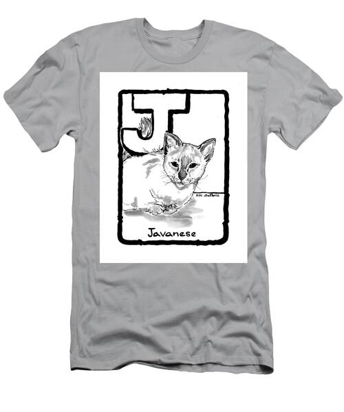 Javanese Cat Drawing T-Shirt