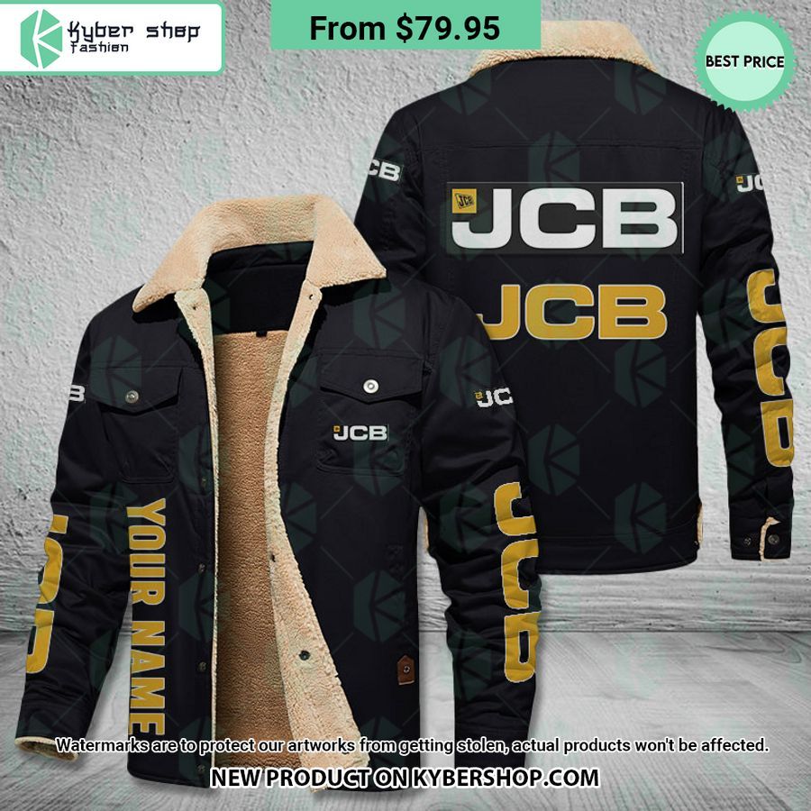 JCB Fleece Leather Jacket