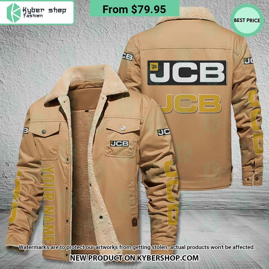 JCB Fleece Leather Jacket