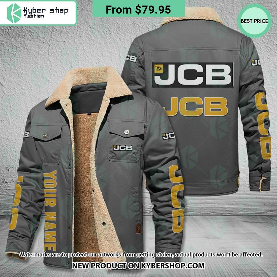 JCB Fleece Leather Jacket