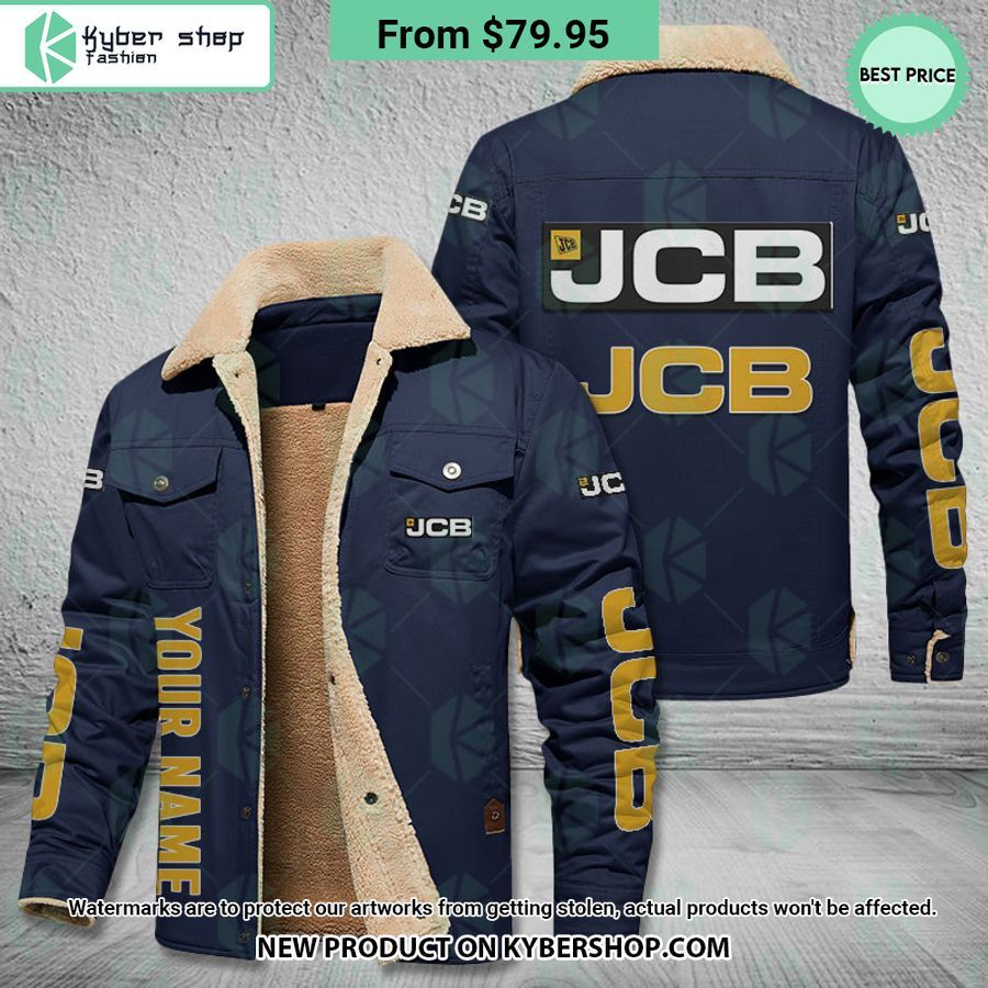 JCB Fleece Leather Jacket