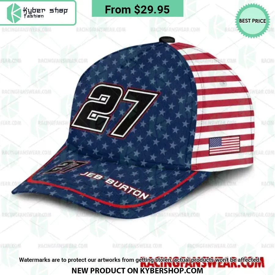 Jeb Burton NASCAR Racing Independence Day Hat